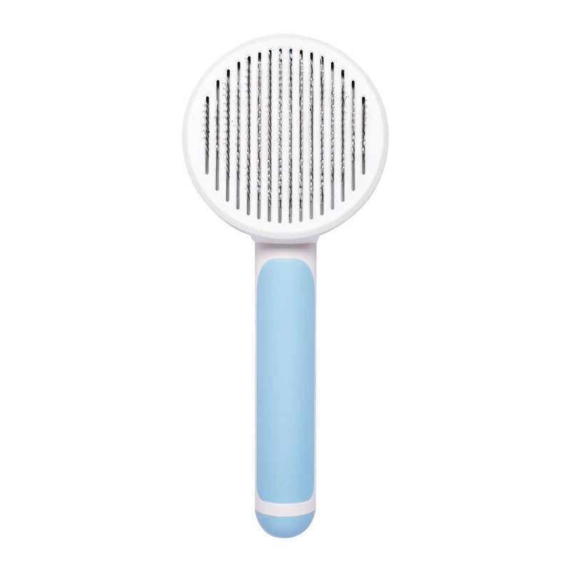 New Pet Cat Brush Hot Selling Hand-Held Steel Wire Self-Cleaning Comb Looper for Hair Removal