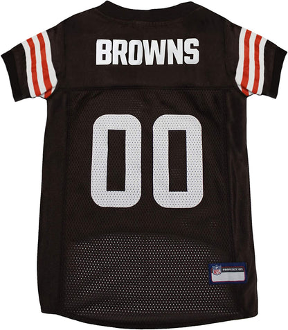 NFL Cleveland Browns Dog Jersey, Size: Medium. Best Football Jersey Costume for Dogs & Cats. Licensed Jersey Shirt